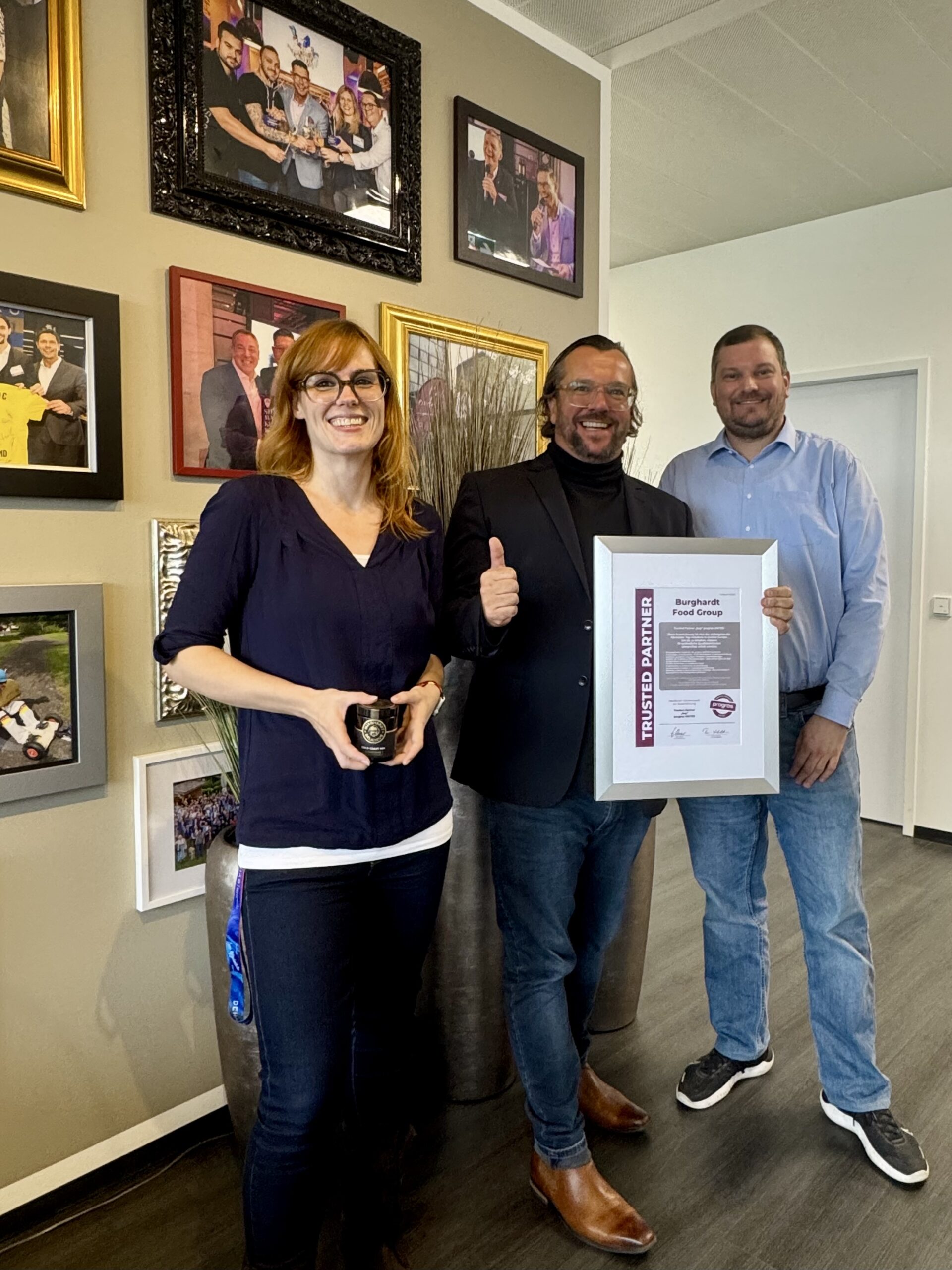 Denis Burghardt der CEO von Burghardt Delicious bei Progress und nun offizieller Partner