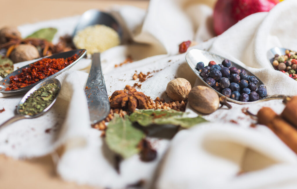 Verschiedene gemischte Gewürze