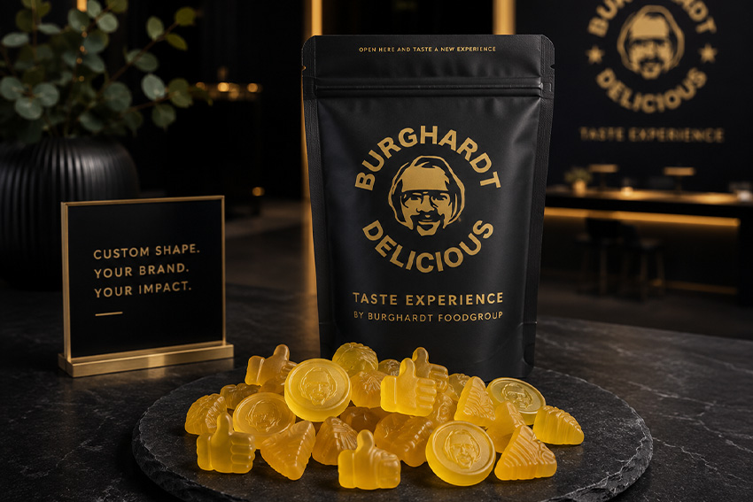 Burghardt Delicious personalisierte Fruchtgummis in Wunschform